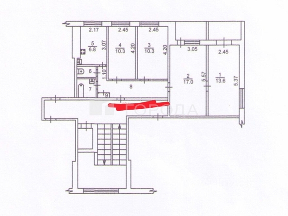 
  Продается 4-комн. квартира 70 м². Фото 24.