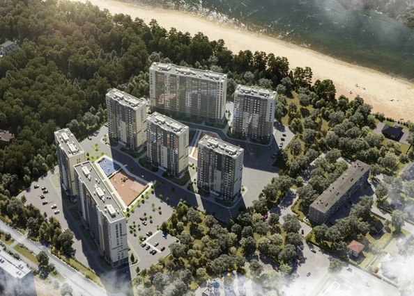 
  Продается студия 28.3 м², в ЖК Квартал Сосновый бор, дом 1. Фото 3.