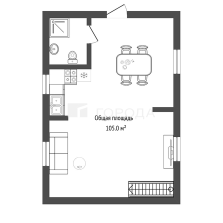 
  Продается дом 105 м². Фото 2.