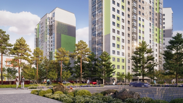 
  Продается 2-комн. квартира 52.84 м², в ЖК Эко-квартал на Кедровой, дом 5. Фото 4.