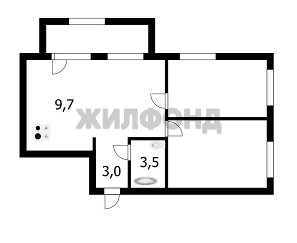 
  Продается 3-комн. квартира 59.7 м². Фото 16.