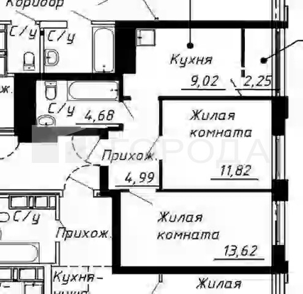 
  Продается 2-комн. квартира 46.4 м², в ЖК Весенний, Заречная дом 5/5. Фото 2.