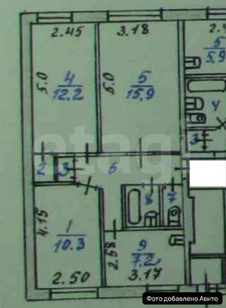 
  Продается 3-комн. квартира 60 м². Фото 11.