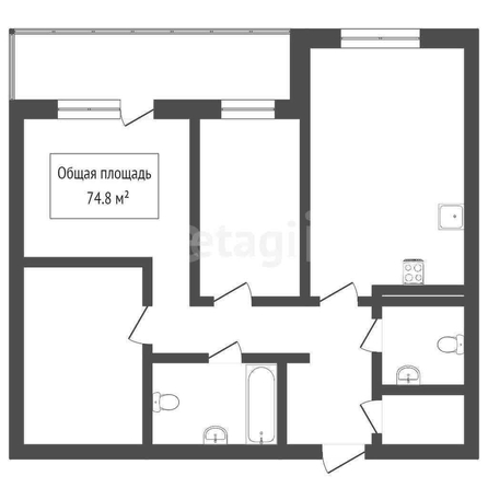 
  Продается 3-комн. квартира 81 м². Фото 5.
