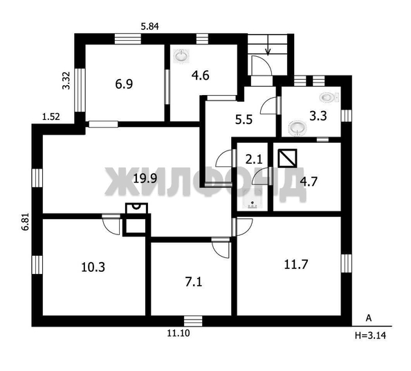 
  Продается дом 121.6 м². Фото 37.