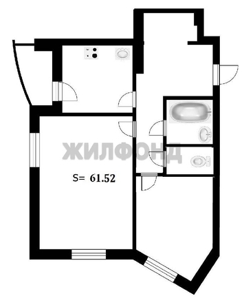 
  Продается 2-комн. квартира 61.6 м². Фото 7.