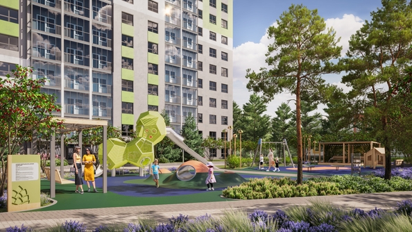 
  Продается 2-комн. квартира 62.9 м², в ЖК Эко-квартал на Кедровой, дом 6. Фото 2.