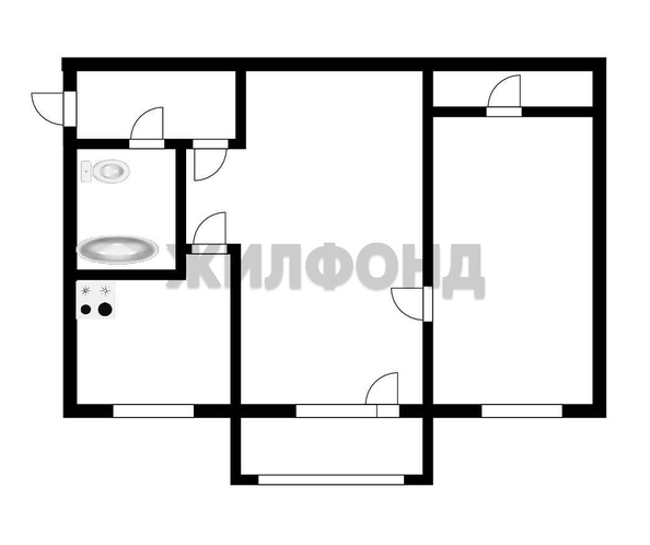 
  Продается 2-комн. квартира 44.5 м². Фото 5.
