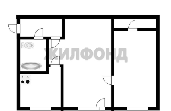 
  Продается 2-комн. квартира 44.5 м². Фото 2.