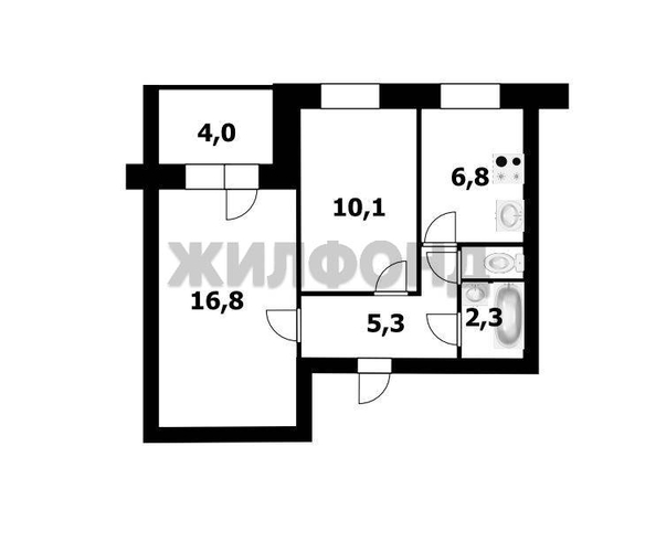 
  Продается 2-комн. квартира 42.5 м². Фото 21.