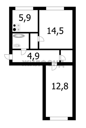 
  Продается 2-комн. квартира 42.4 м². Фото 10.