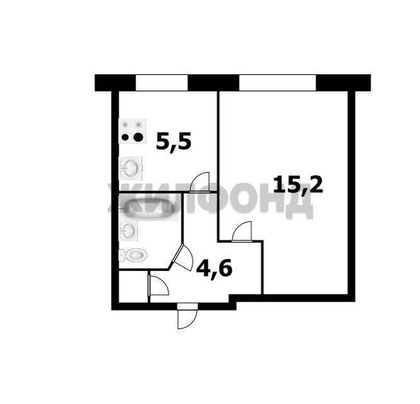 
  Продается 1-комн. квартира 28.5 м². Фото 8.