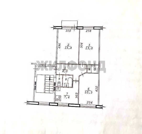 
  Продается 3-комн. квартира 60 м². Фото 24.