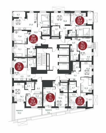 
  Продается 3-комн. квартира 80.25 м², в ЖК Скандинавские кварталы, дом 1. Фото 1.