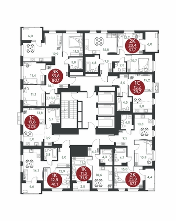 
  Продается 1-комн. квартира 41.1 м², в ЖК Скандинавские кварталы, дом 1. Фото 1.