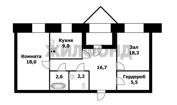 
  Продается 2-комн. квартира 74.2 м². Фото 28.