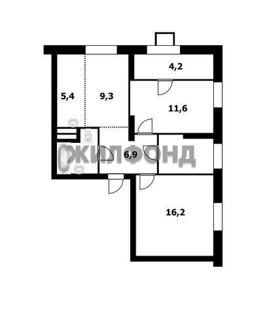 
  Продается 2-комн. квартира 60 м², в ЖК Рафинад, дом 2. Фото 9.