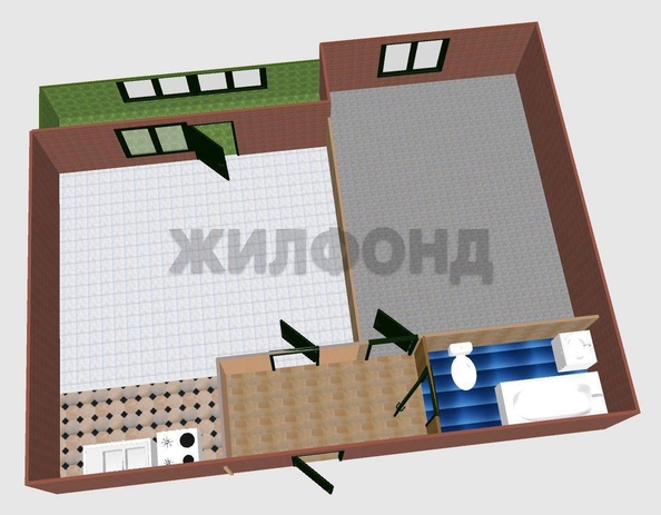 
  Продается 2-комн. квартира 34.1 м², в ЖК Поколение, дом 4. Фото 16.