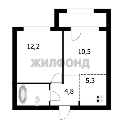 
  Продается 2-комн. квартира 40.2 м², в ЖК Тайм Сквер. Фото 14.