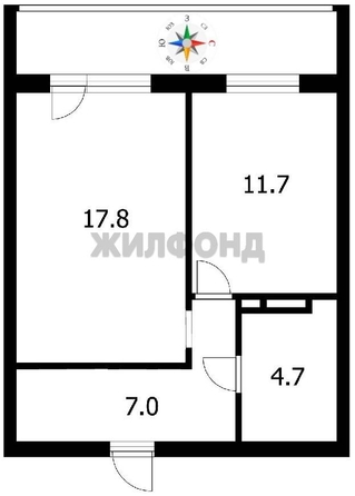 
  Продается 1-комн. квартира 41.1 м². Фото 19.