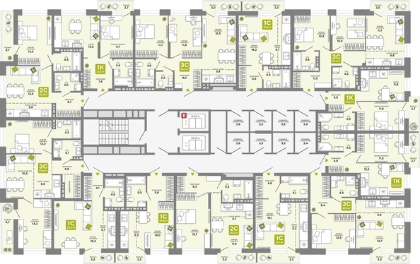 
  Продается студия 31.9 м², в ЖК Счастливый квартал, дом 3. Фото 1.