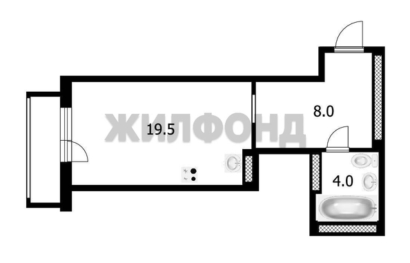 
  Продается студия 31.7 м², в ЖК Расцветай на Зорге, дом 3. Фото 16.