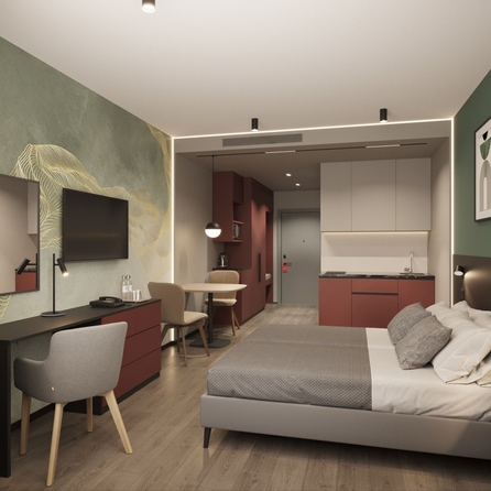 
  Продается апартамент 25.96 м², в АК АЭРОН, секция В. Фото 1.