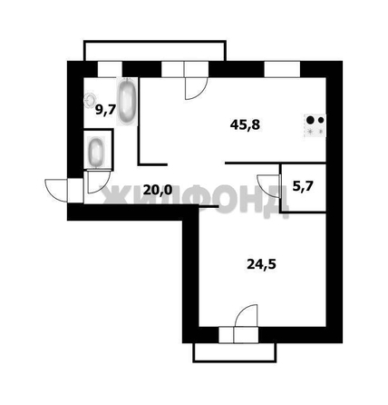 
  Продается 3-комн. квартира 108 м². Фото 42.