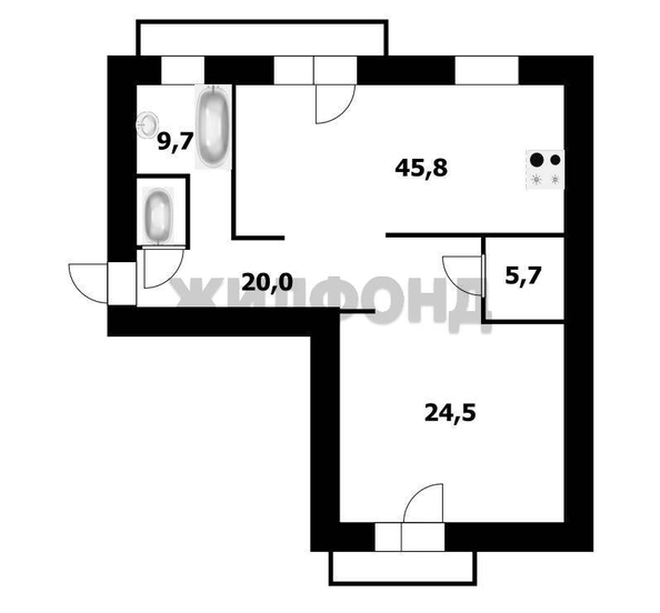 
  Продается 2-комн. квартира 108 м². Фото 21.
