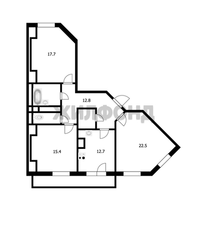 
  Продается 3-комн. квартира 91.5 м². Фото 19.