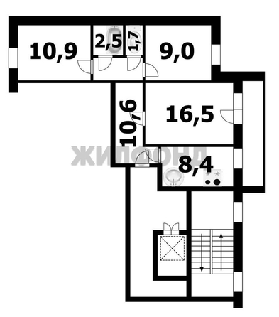 
  Продается 3-комн. квартира 59.1 м². Фото 25.