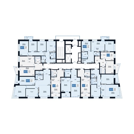 
  Продается 2-комн. квартира 46.4 м², в ЖК Салют, дом 2. Фото 1.