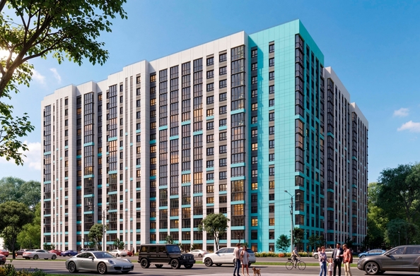 
  Продается 2-комн. квартира 62 м², в ЖК Акварельный 4.0. Фото 1.