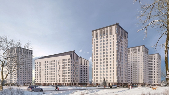 
  Продается 2-комн. квартира 46.2 м², в ЖК 12 дворов, дом 2. Фото 4.
