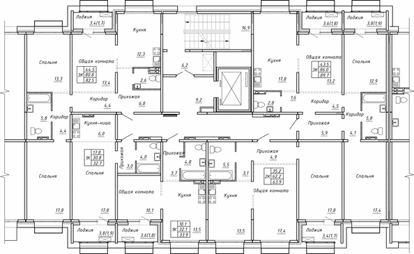 
  Продается 3-комн. квартира 82.5 м², в ЖК Гренландия, Лес дом №5. Фото 1.