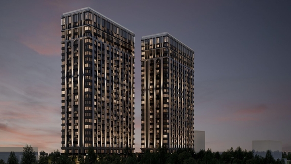 
  Продается 2-комн. квартира 49.28 м², в ЖК Пульсар, башня В. Фото 3.
