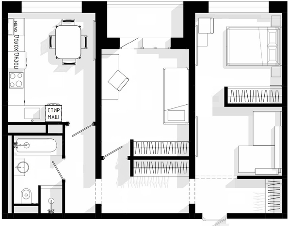 
  Продается 2-комн. квартира 63.1 м², в ЖК Галактика, дом 5 Плутон. Фото 6.
