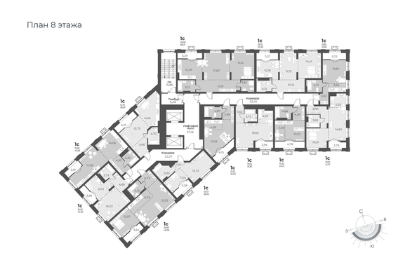 
  Продается студия 40.82 м², в ЖК Рафинад, дом 1. Фото 1.