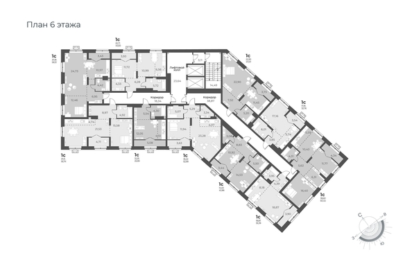 
  Продается студия 36.3 м², в ЖК Рафинад, дом 2. Фото 1.