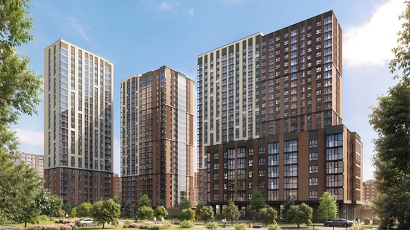 
  Продается 2-комн. квартира 40.8 м², в ЖК Счастливый квартал, дом 2. Фото 2.