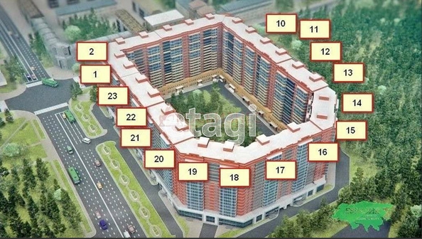 
  Продается 2-комн. квартира 81.73 м², в ЖК Ельцовский, 1-2 б/с. Фото 5.