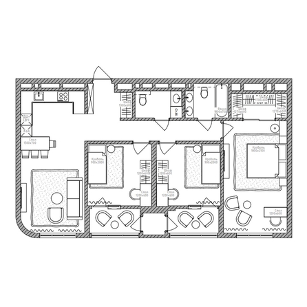 
  Продается 4-комн. квартира 94.2 м², в ЖК Беринг, дом 2. Фото 3.