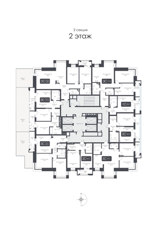 
  Продается 2-комн. квартира 46 м², в ЖК СИТИ ТАУЭРС, дом 2. Фото 37.