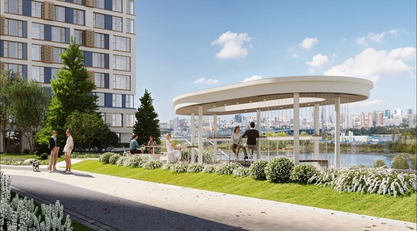 
  Продается 2-комн. квартира 51.7 м², в ЖК Горская Лагуна. Фото 2.