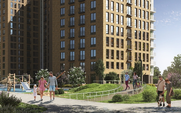
  Продается 1-комн. квартира 38.7 м², в ЖК Зеленый город, дом 1. Фото 6.