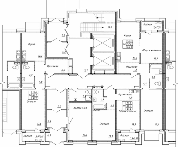 
  Продается 2-комн. квартира 64.3 м², в ЖК Гренландия, Лес дом №5. Фото 1.