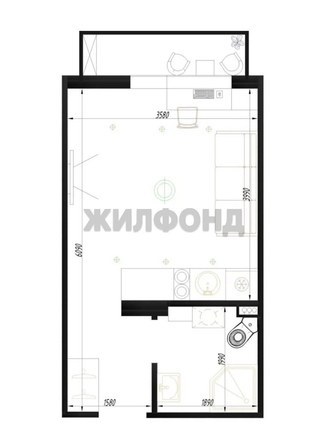 
  Продается студия 21 м². Фото 9.