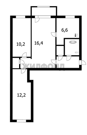 
  Продается 3-комн. квартира 55.6 м². Фото 8.