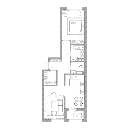
  Продается 2-комн. квартира 68.85 м², в  Дом Нобель. Фото 5.