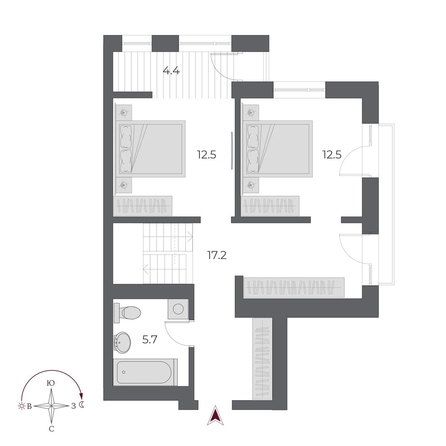 
  Продается 3-комн. квартира 133.3 м², в ЖК ОСКАР, дом 1. Фото 3.